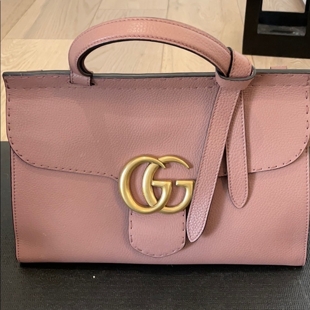 Gucci Marmont top handle Handbag  12” x 9”